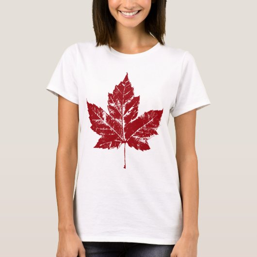 Chemise de feuille d'érable du Canada de T-shirt (Devant)