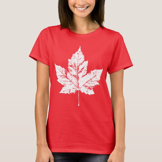 Chemise de feuille d'érable du Canada de T-shirt (Devant)