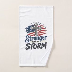 Chemise de foi patriotique plus forte que la tempê