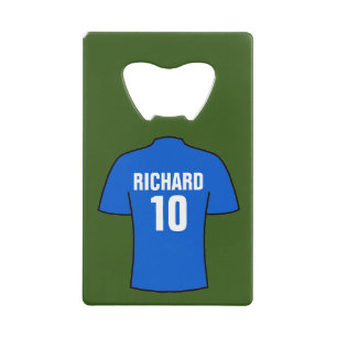 Chemise de football en bleu