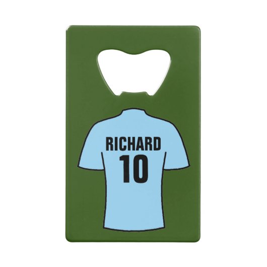 Chemise de football en bleu ciel clair (Devant)