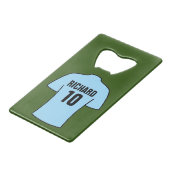 Chemise de football en bleu ciel clair (Devant Angle)