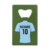 Chemise de football en bleu ciel clair (Dos)