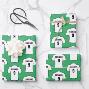 Chemise de football en feuilles de papier d'envelo