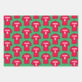 Chemise de football en feuilles de papier d'envelo (Devant 3)