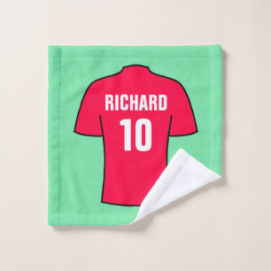 Chemise de football en rouge