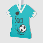Chemise de football turquoise (devant)