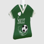 Chemise de football vert foncé (devant)