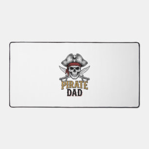 Chemise de gravure vintage crâne épée Papa Pirate_