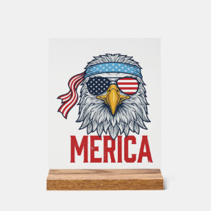 Chemise de gravure vintage Merica Eagle patriotiqu