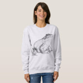Chemise de grenouille grenouille Art Sweatshirt Ch (Devant entier)