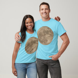Chemise de la Lune T-shirt pleine lune Chemise de