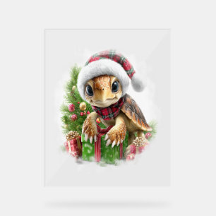 Chemise de la tortue de mer Noël Santa Hat