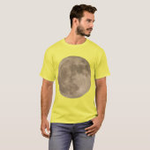 Chemise de lune T-shirts Pleine lune de lune bio c (Devant entier)