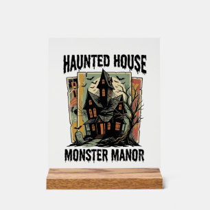 Chemise de maison hantée design vintage manoir mon