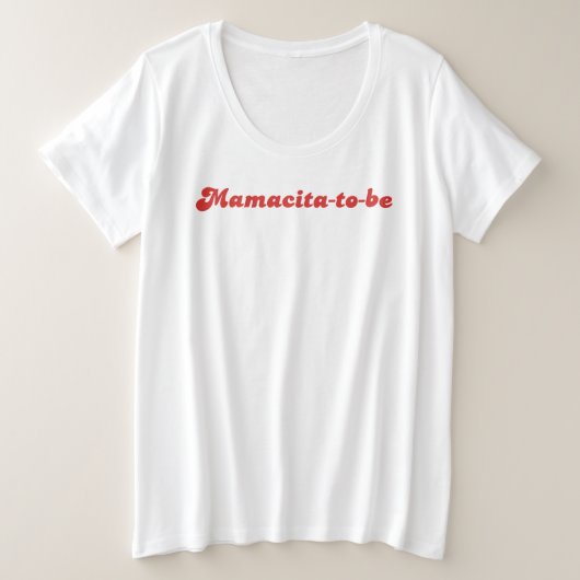 Chemise de maternité à devenir Mamacita (Design devant)