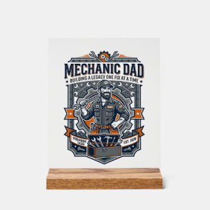 Chemise de Mécanicien de la Fête des Pères Papa Dr