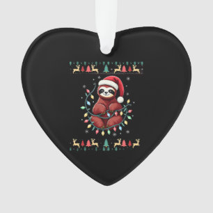 Chemise de Noël pour cadeau amateur de paresseux S