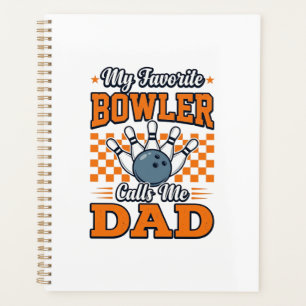 Chemise de papa de bowling Mon favori joueur de qu