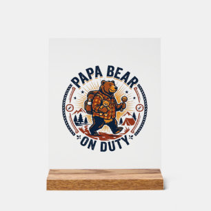 Chemise de papa ours en service pour la fête des p