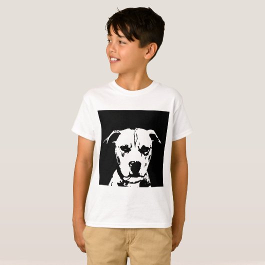 Chemise de Pitbull - T-shirt d'enfants (Devant entier)