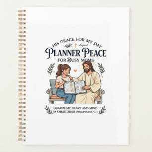 Chemise de planificateur de maman à domicile Jésus
