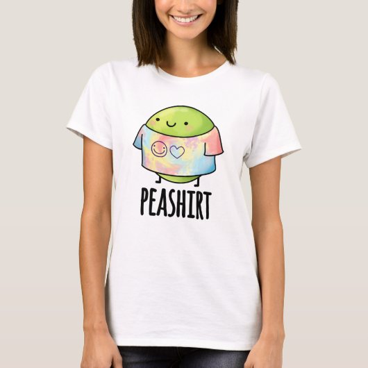 Chemise de pois drôle Veggie Pea TShirt Pun (Devant)