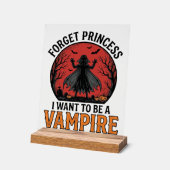 Chemise de princesse vampire rétro épouvantable Ha (Angle)