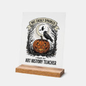 Chemise de professeur d'histoire de l'art avec gra (Angle)