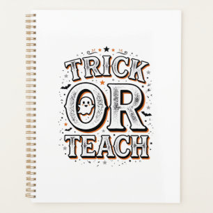 Chemise de professeur Halloween Trick Or Teach vin