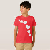 Chemise de Saint Valentin pour enfant T-shirt d'am (Devant entier)