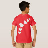 Chemise de Saint Valentin pour enfant T-shirt d'am (Dos entier)