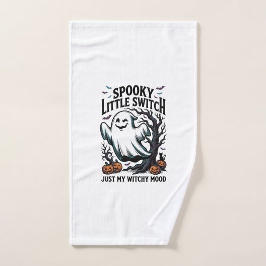 Chemise de sorcière d'Halloween Design d'humour de (Serviette à main)