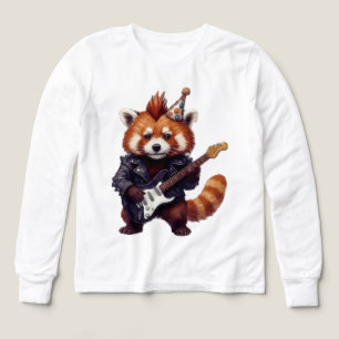 Chemise de sudation d'anniversaire de Panda roux