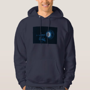 Chemise de sweat - shirt à capuche de trompette o