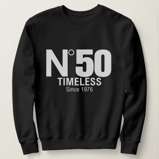Chemise de sweatshirt pour 50e anniversaire (Design devant)
