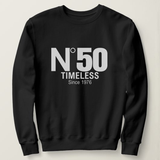 Chemise de sweatshirt pour 50e anniversaire (Design devant)