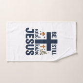 Chemise de typographie chrétienne « Be Still and K (Serviette à main)