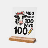 Chemise de vache 100 jours Gravure vintage design (Angle)