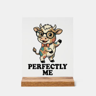Chemise de vache mignonne avec des lunettes Vibes