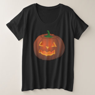 Chemise d'Halloween pour femmes Chemise Jack-o-lan
