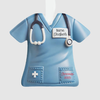 Chemise d'infirmière en broderie personnalisée Orn