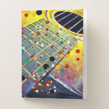 Chaînes de guitare Aquarelle musicale