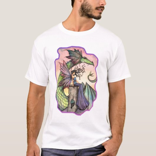 Chemise Dragon Fairy T-Shirt par Molly Harrison (Devant)