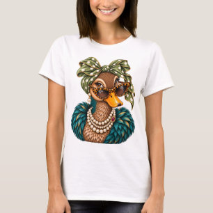 Chemise drôle de canard, T-shirt graphique de cana