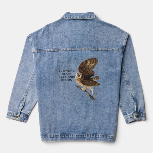 Chemise drôle de chouette effraie (Verso)