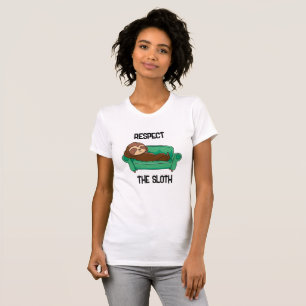 Chemise drôle de paresseux humour animal T-Shirt
