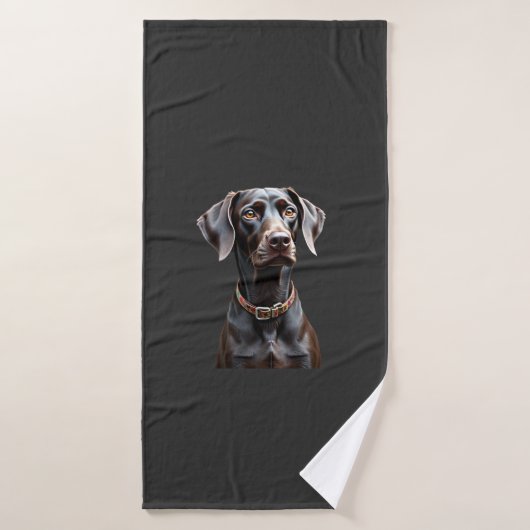 Chemise drôle de Pointer Pointer Maman Papa amateu (Serviette de bain)