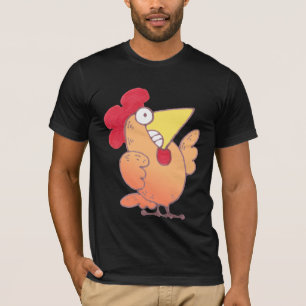 Chemise drôle de poulet du T-shirt   LOL de poulet