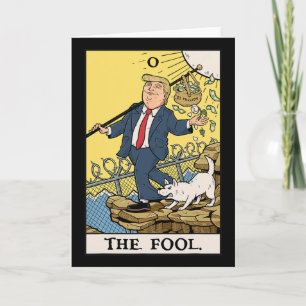 Chemise drôle Trump le fou carte tarot drôle Anti-